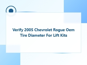 Verifying Oem Tire Diameter for Chevrolet Lift Kits